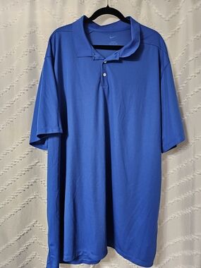 Nike Men's Blue Dri-FIT Polo Shirt NWOT